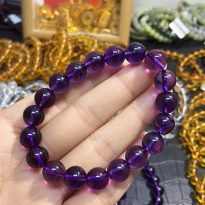 水晶手链未镶嵌紫水晶10