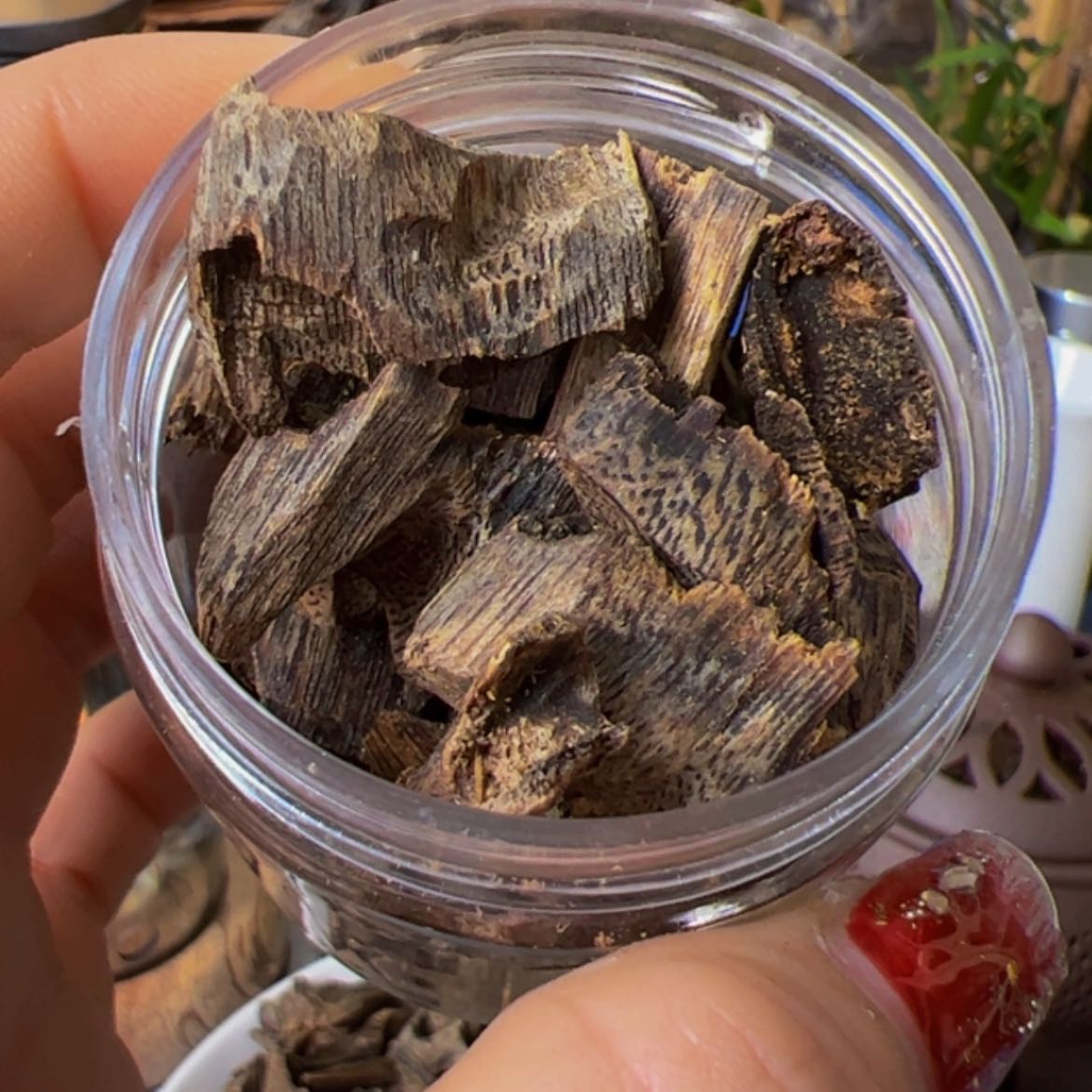 【闪购商品】沉香手把件奇楠油叶子老块料30克