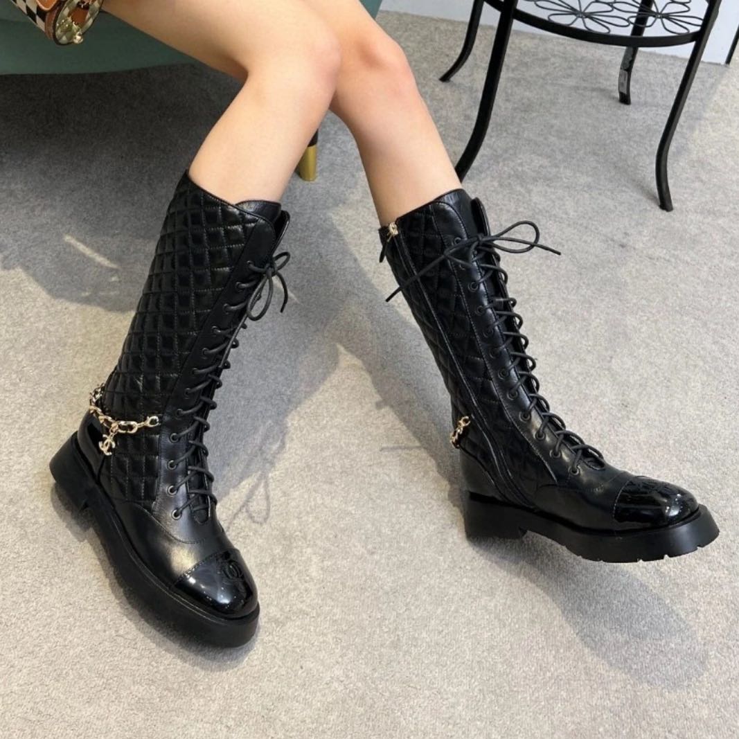 99新 Chanel/香奈儿 /靴子/37.5码/Xsps13460