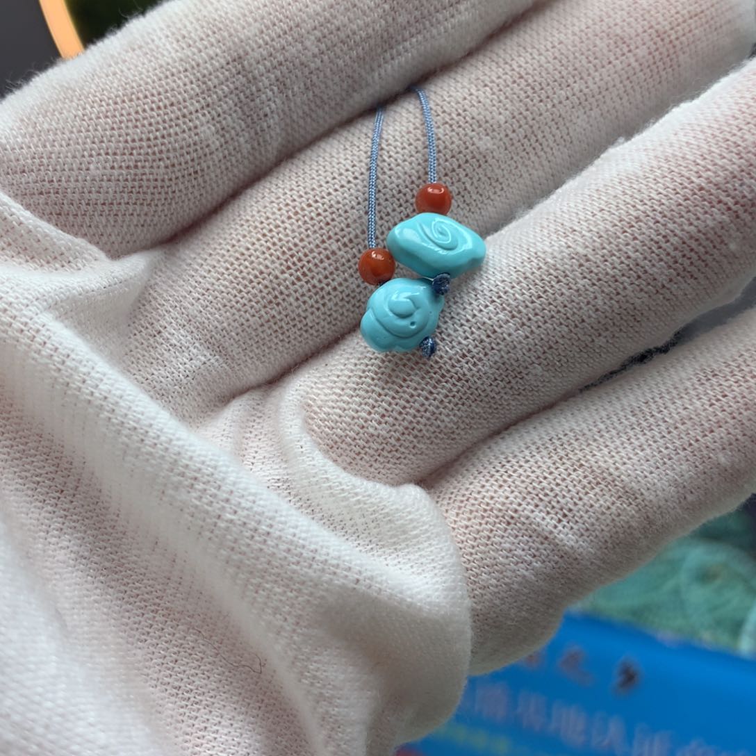 绿松石挂件未镶嵌