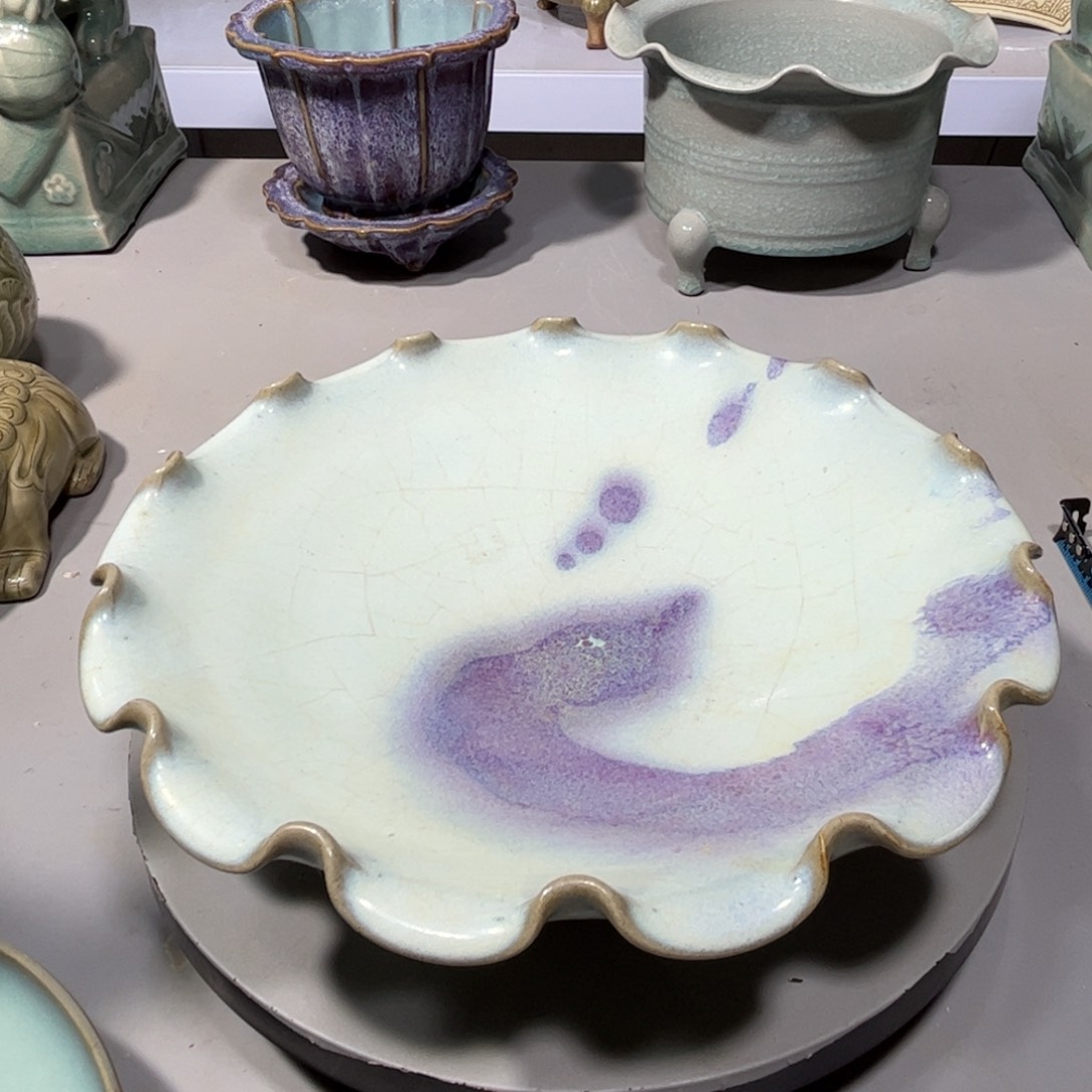 瓶钧窑瓷器品相完美