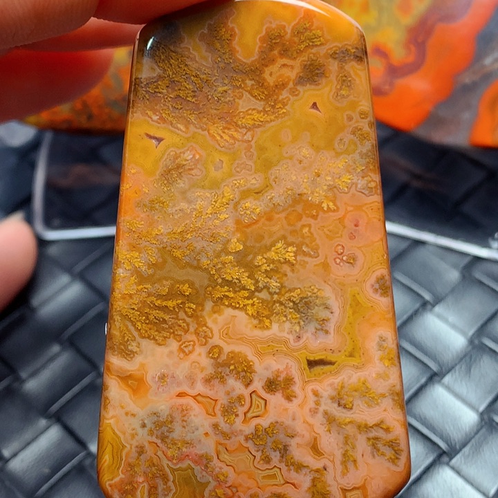 玛瑙/玉髓颈饰未镶嵌荷