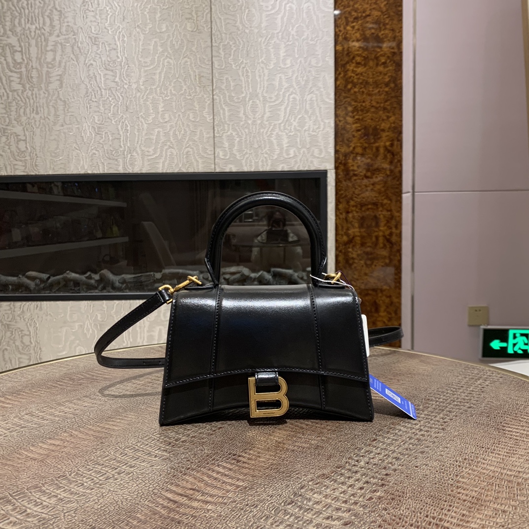 95新 Balenciaga/巴黎世家 巴黎世家沙漏包XS/98新/NB12354