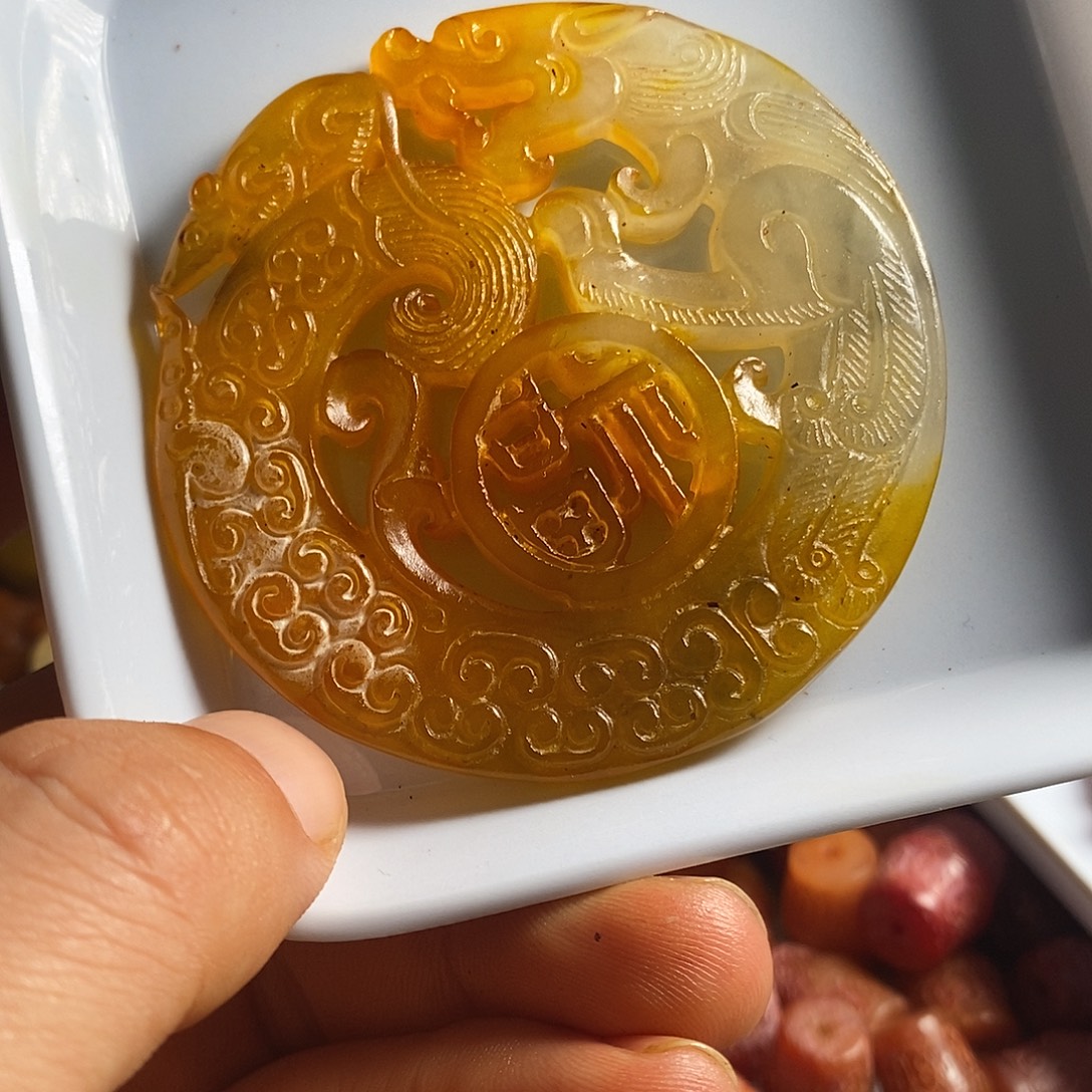 岫岩老玉（透闪石质玉）未镶嵌挂件