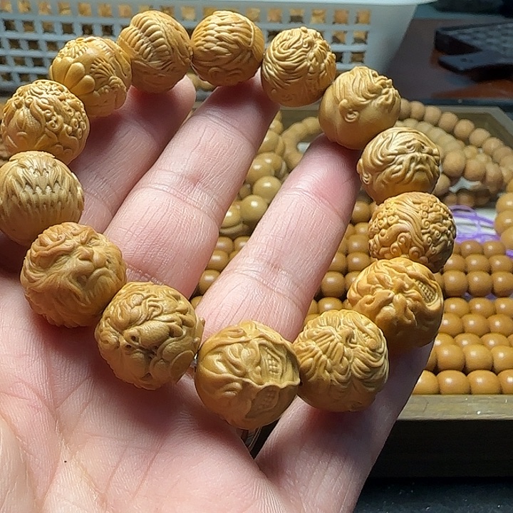 手串猴头核桃全品大多宝尺寸16+mm