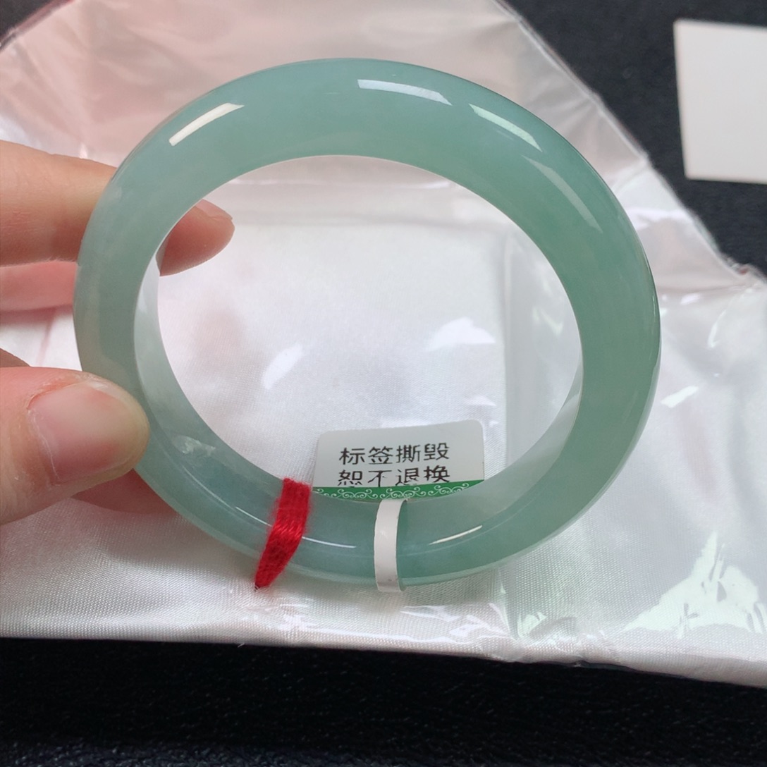 未镶嵌手镯翡翠缅甸天然翡翠手镯55