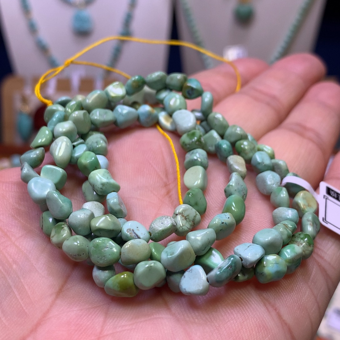 绿松石未镶嵌随行项链