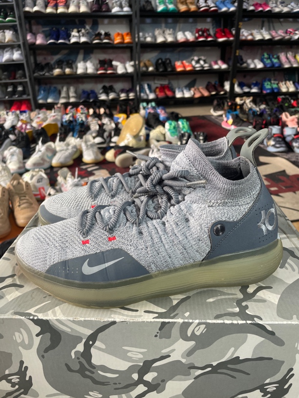 95新 NIKE/耐克 42码265/Nike Zoom KD 11 全掌 篮球鞋 酷灰 