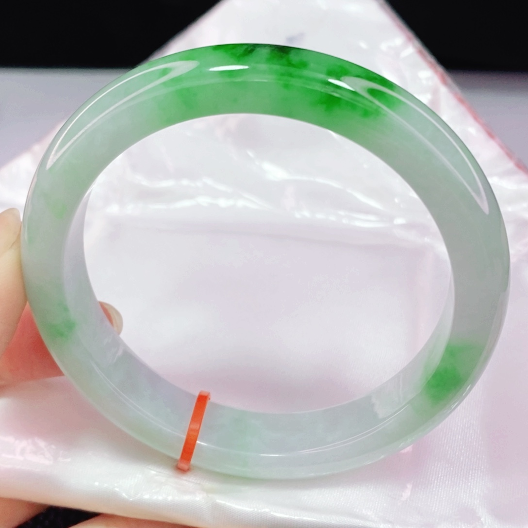 未镶嵌手镯翡翠57.6正圈