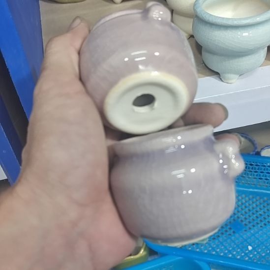 微瑕陶瓷花盆满12包邮