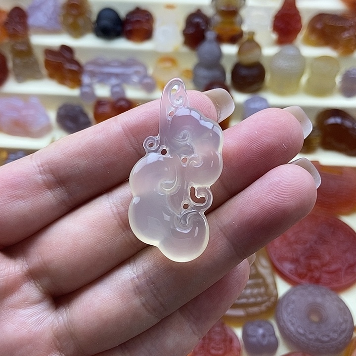 玛瑙/玉髓吊坠(不含链)未镶嵌