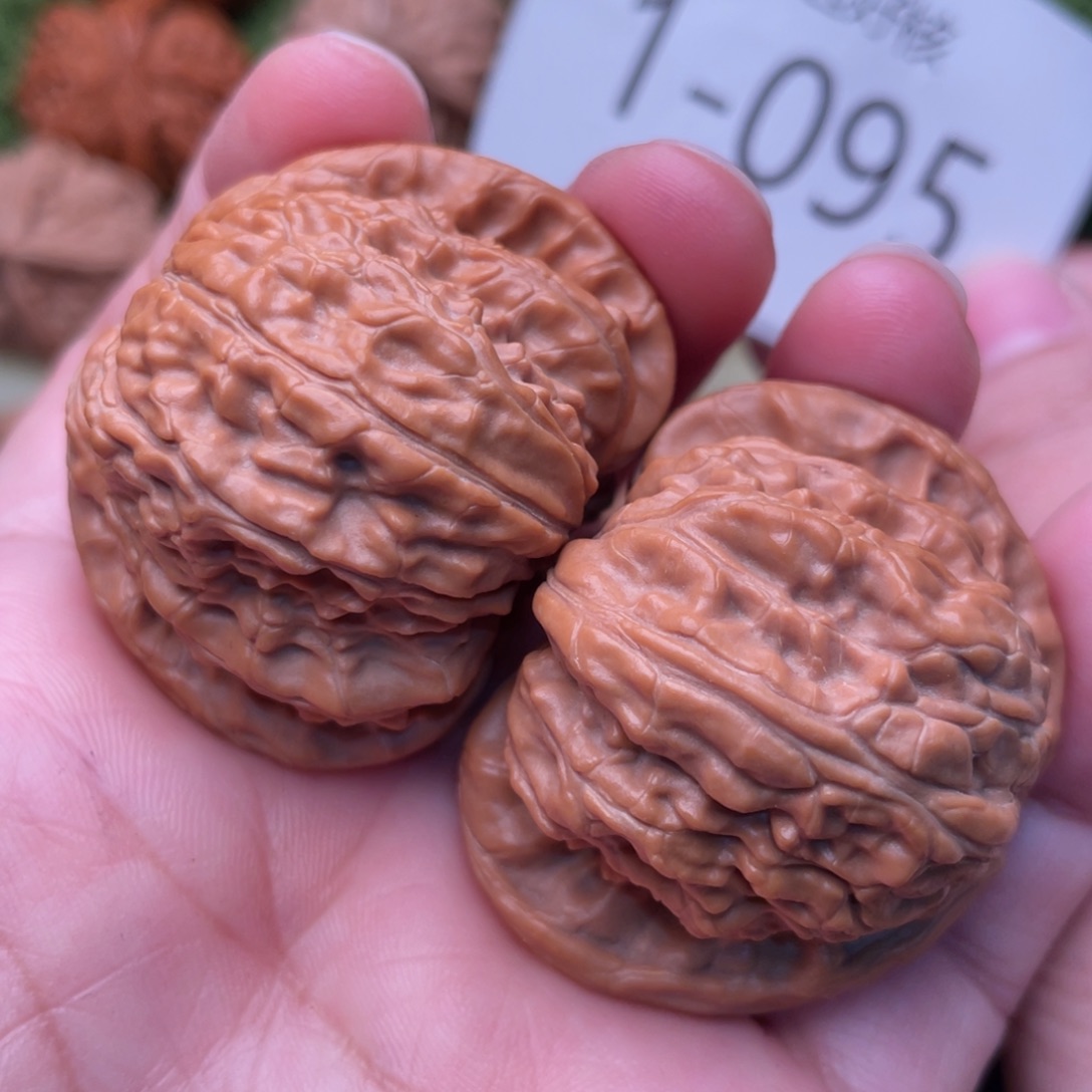 文玩核桃把件白狮子41