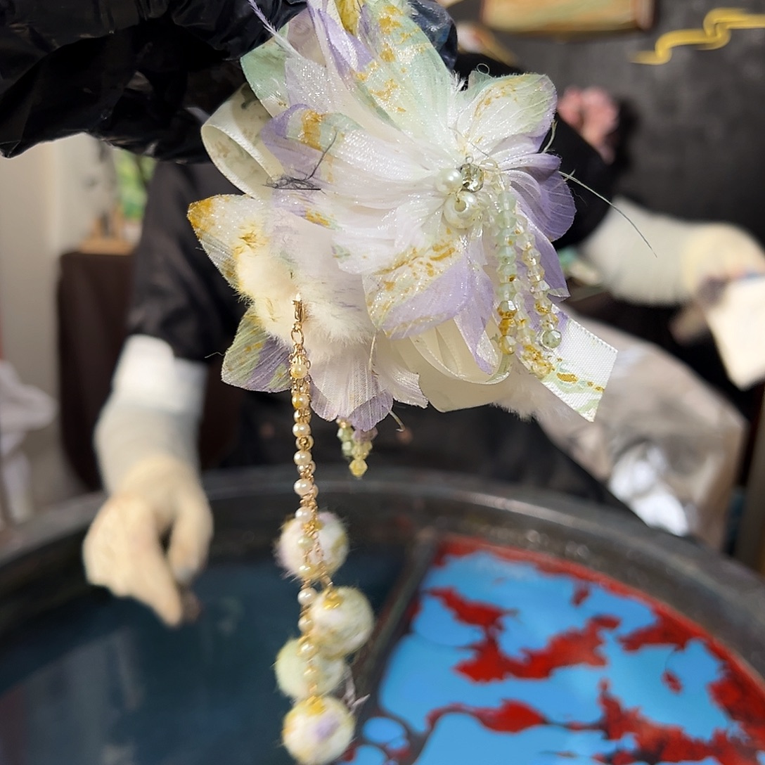 687毛绒抓夹莫奈睡莲