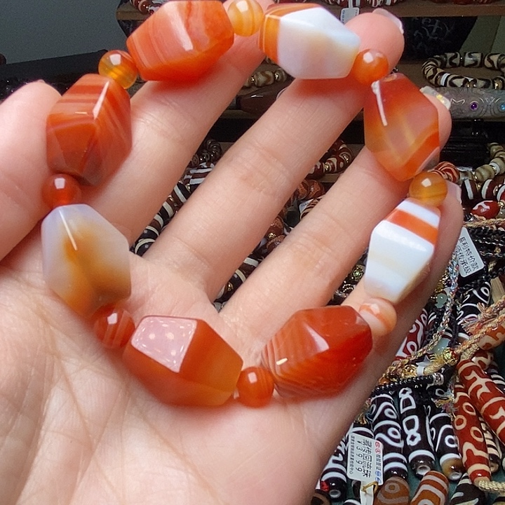 玛瑙/玉髓未镶嵌手链