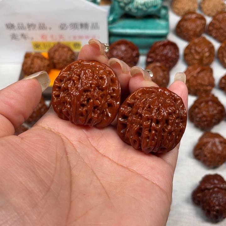 文玩核桃吊坠四座楼7LXP#00#