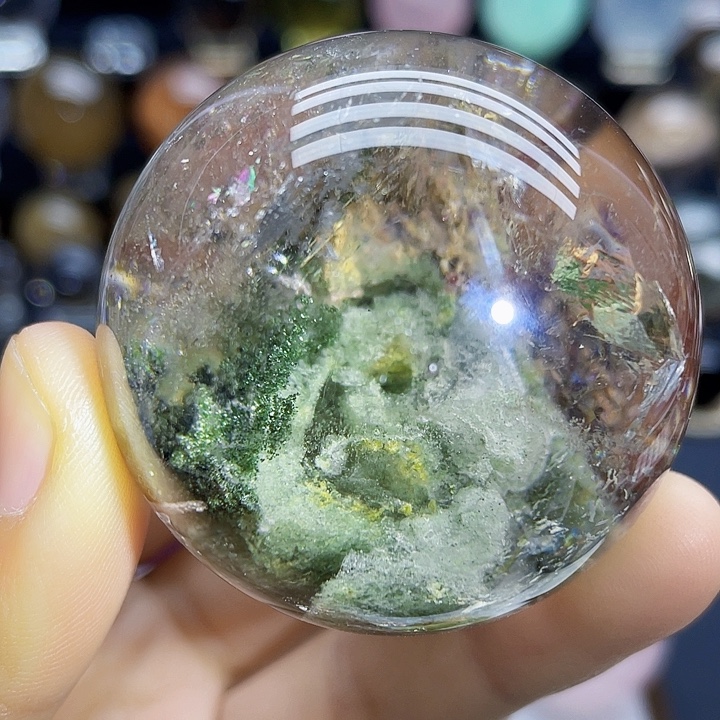 水晶珠宝半成品未镶嵌天然幽灵47.4m