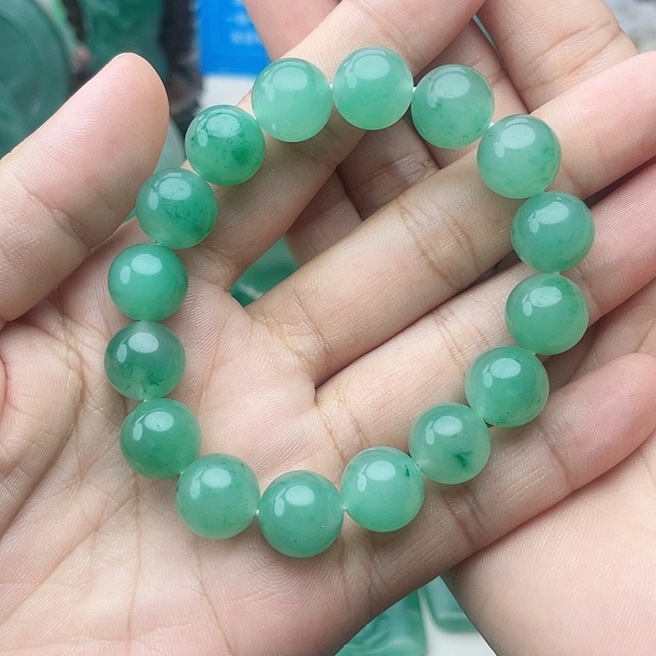 未镶嵌定制石英质玉（非洲翠）槐**二