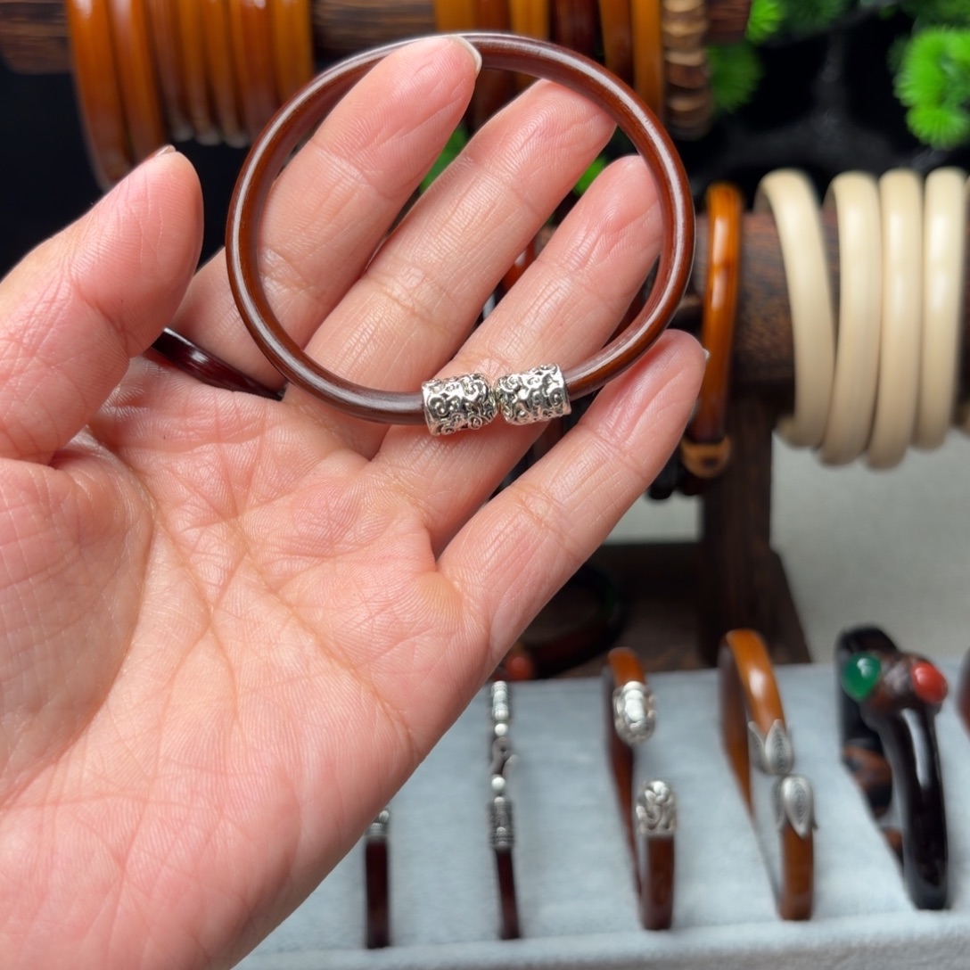 *****木质非金属红藤手镯