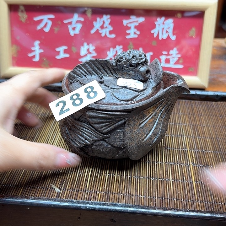 纯手工制作粗陶茶具