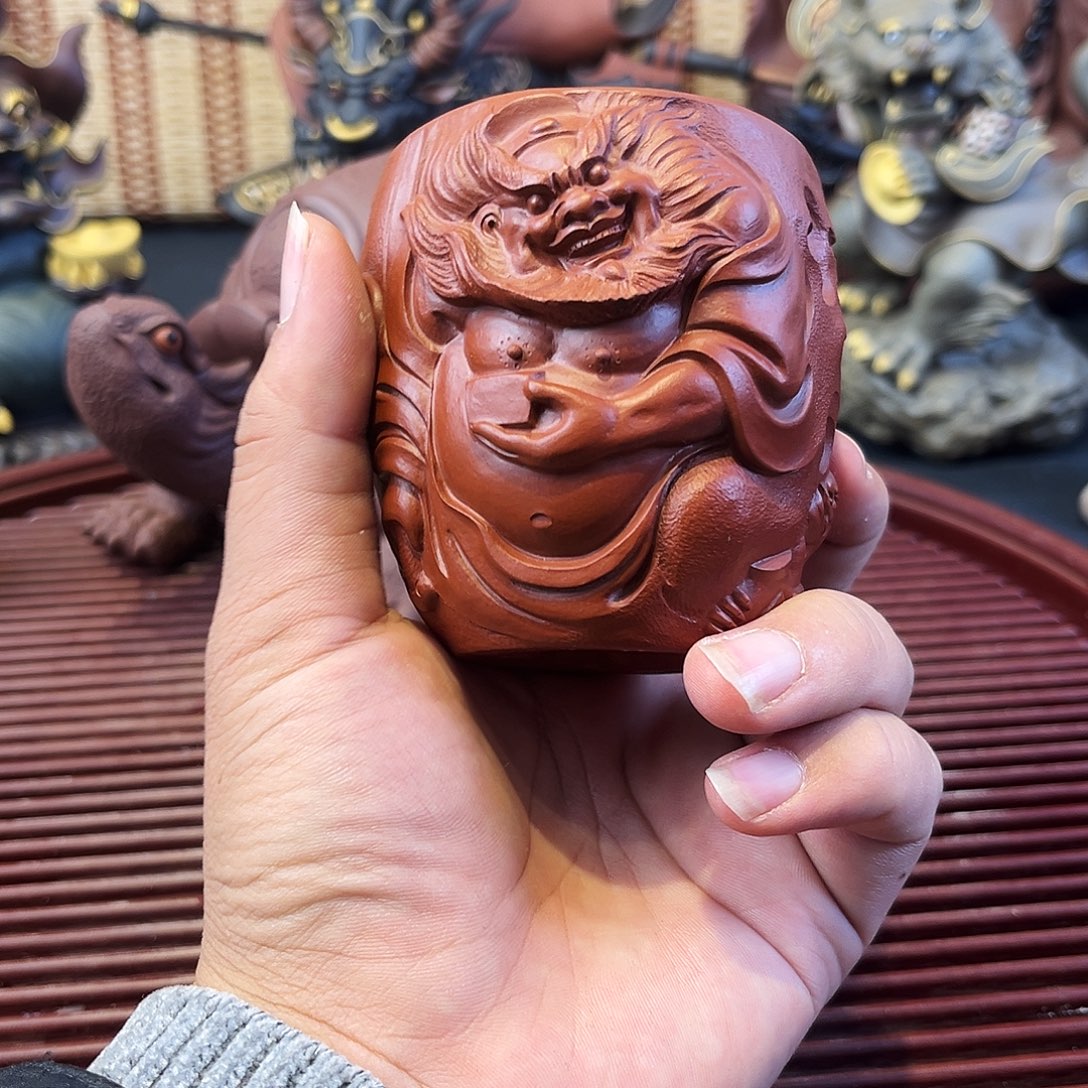 茶杯紫砂高端紫砂茶宠微瑕