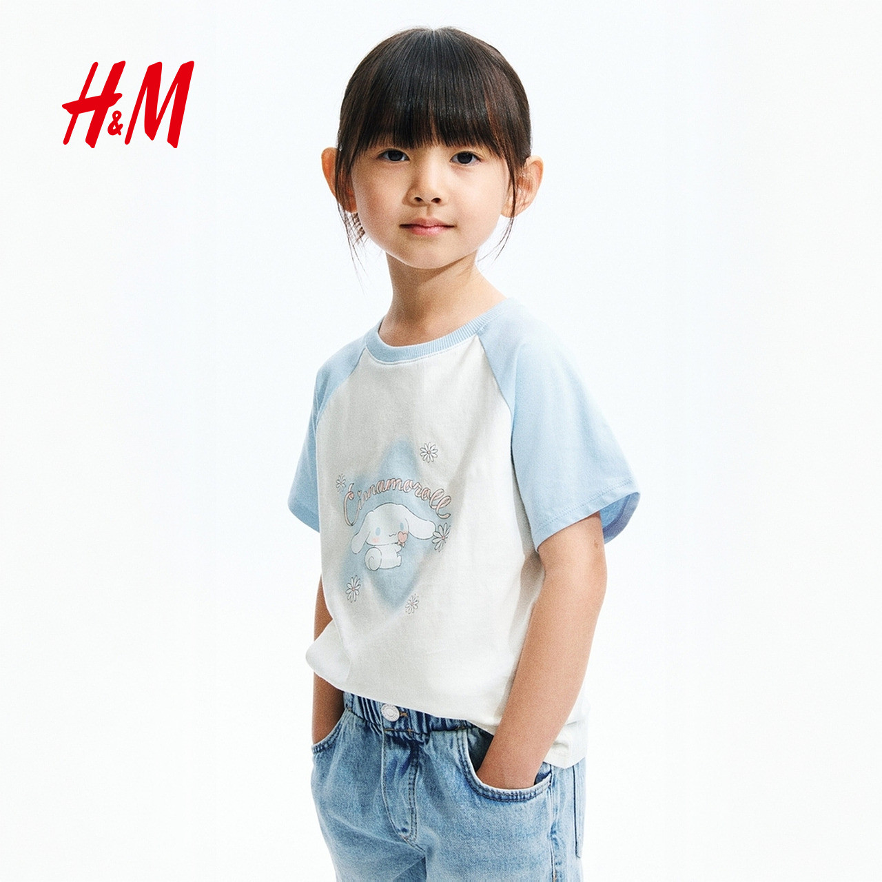 【三丽鸥系列】HM童装儿童女童T恤2026夏季新款库洛米T恤1359126