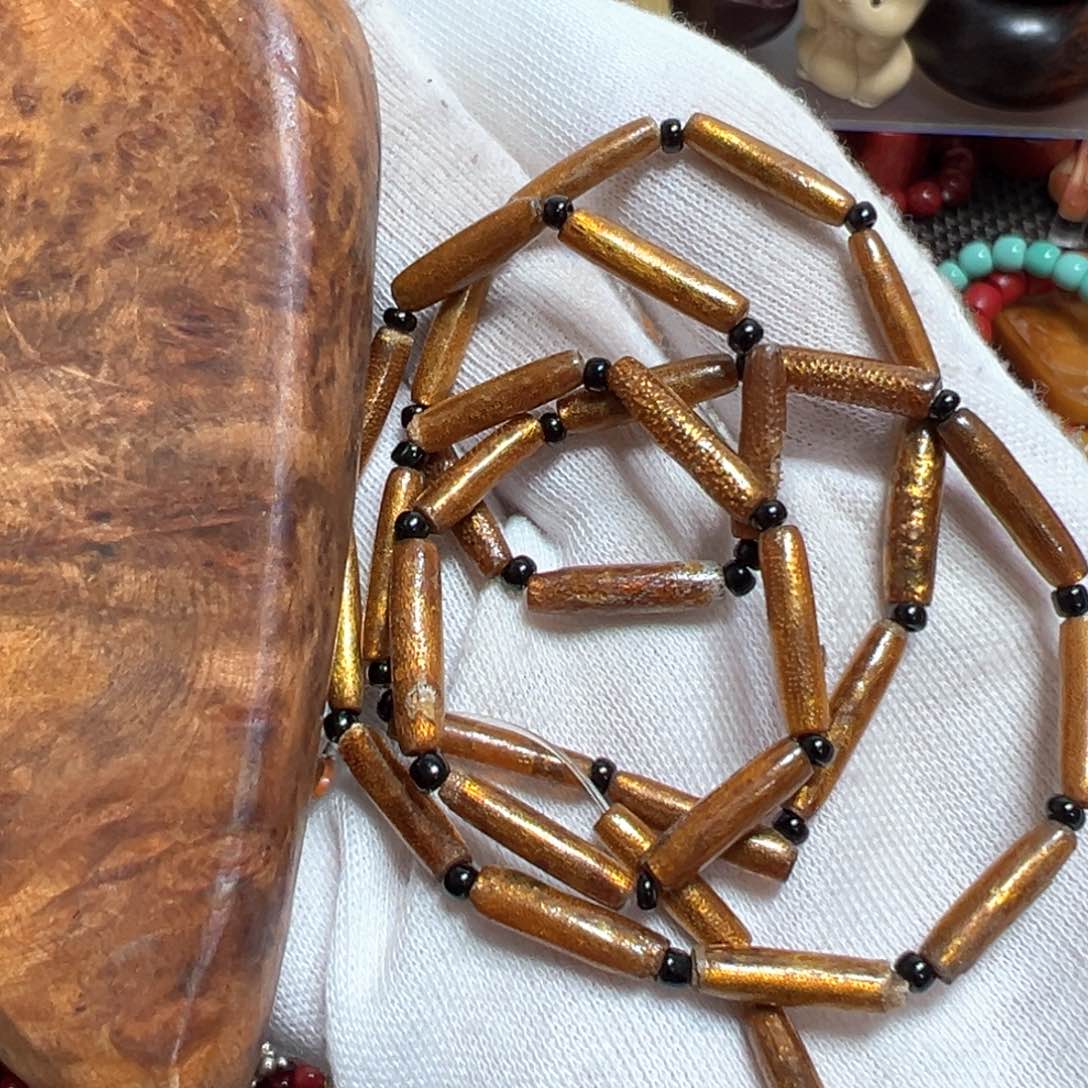 非洲檀香无事牌06多圈手串