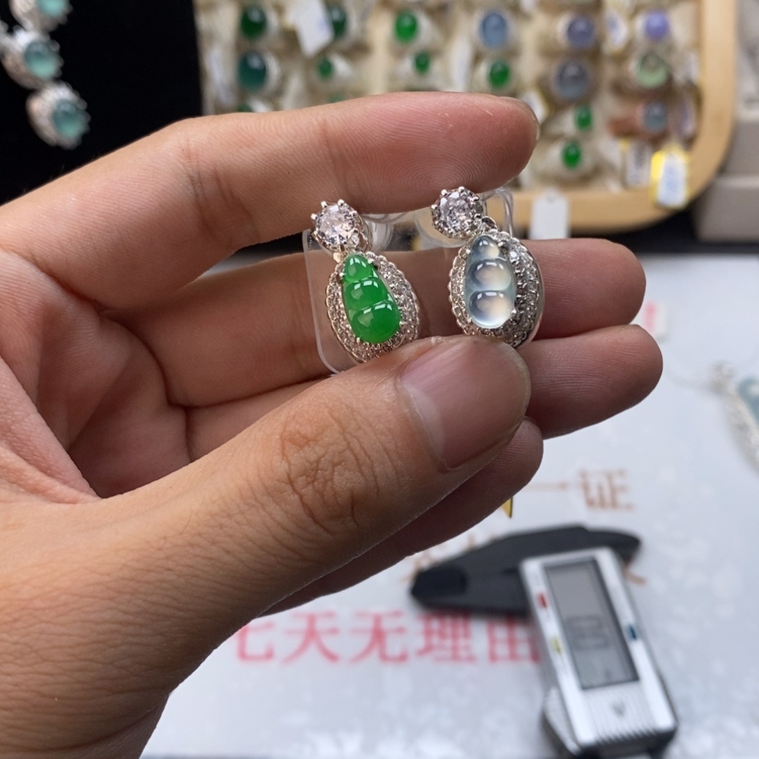 翡翠戒指未镶嵌天然缅甸翡翠a货