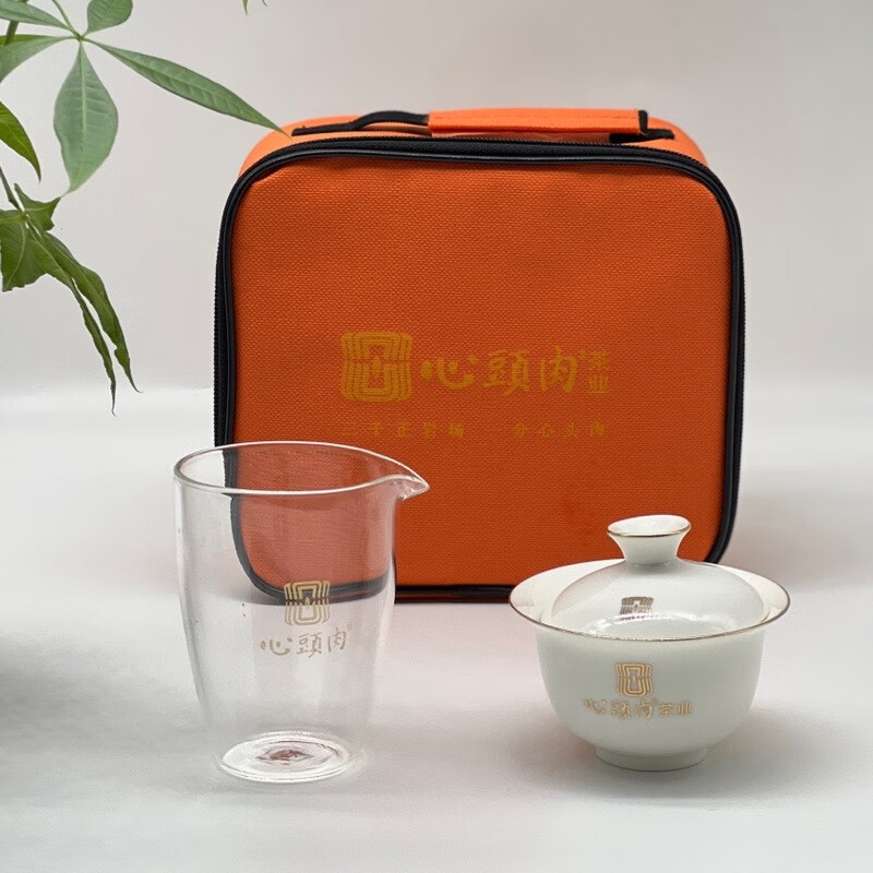 心头肉茶具陶瓷礼盒品牌旅行套装十一件套白色新款2025年工功夫