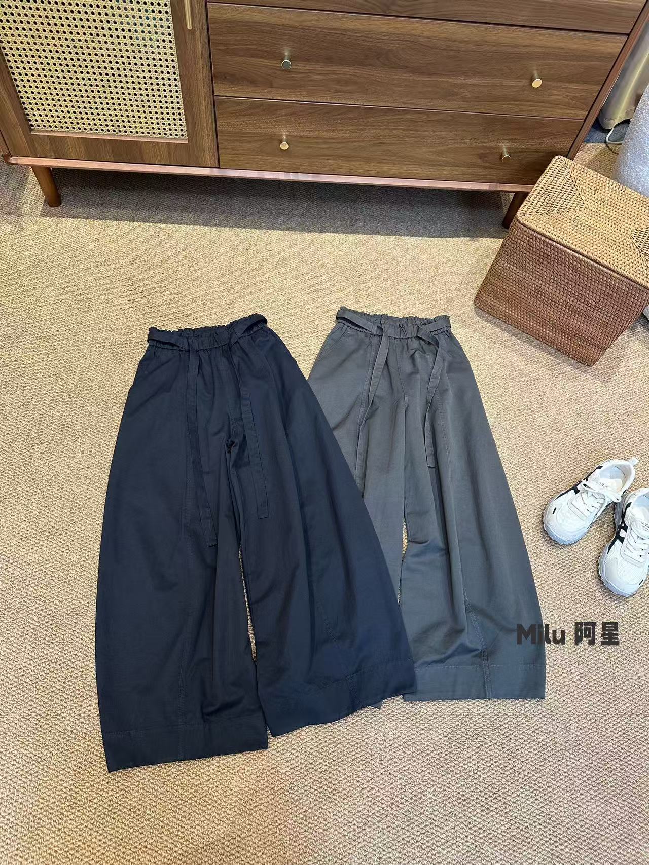 【AXIN定制】秋款高品质垂感松紧腰休闲裤 9829