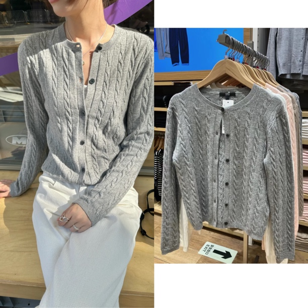 门店余单一批 线上同步在售捡漏了！女生基础款纯色针织开衫