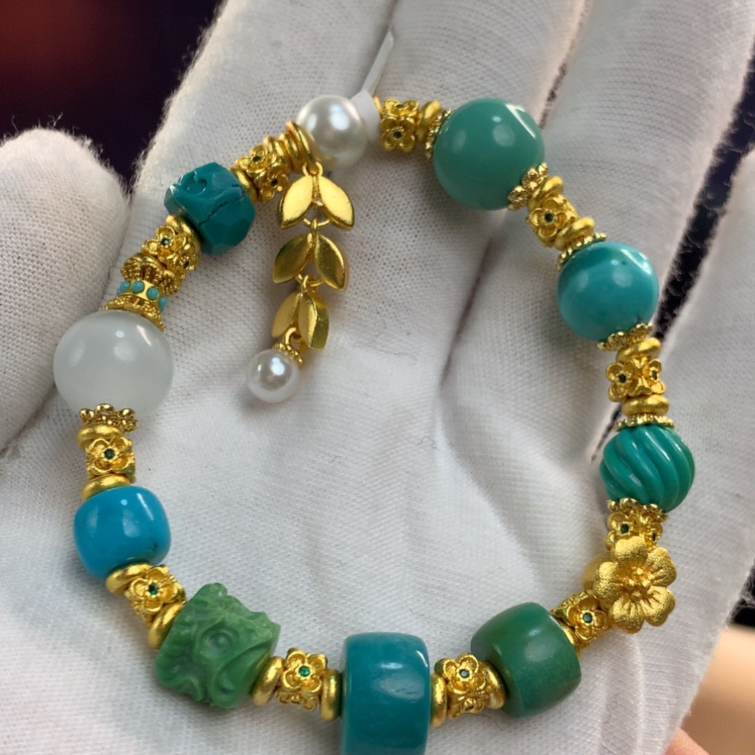 绿松石珠宝奇石未镶嵌