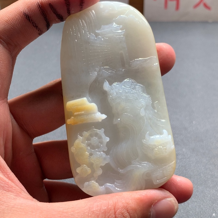 翡翠未镶嵌颈饰保真天然a货翡翠