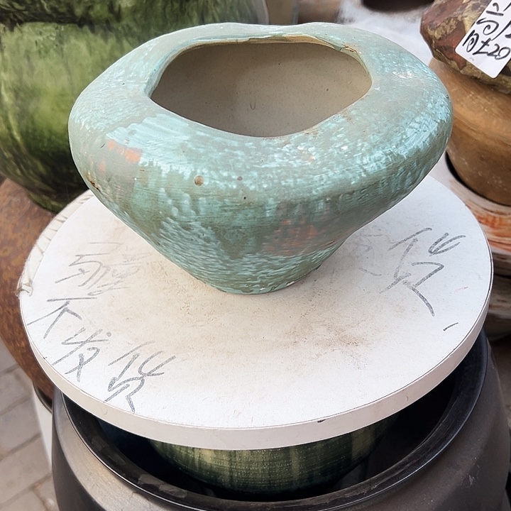 景德镇精品花盆栽适合口13高13