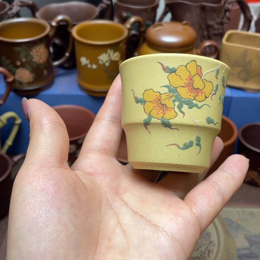 紫砂茶杯紫砂主人杯