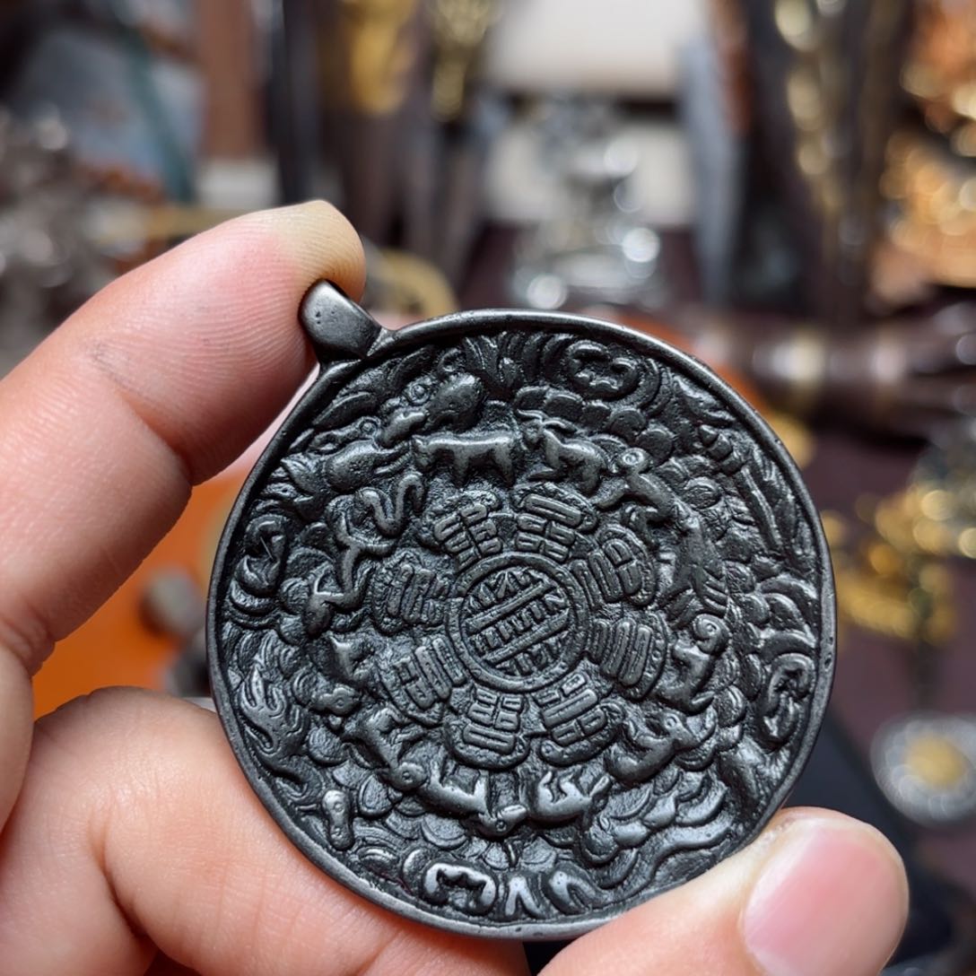 燕*铜星月菩提挂件菩提