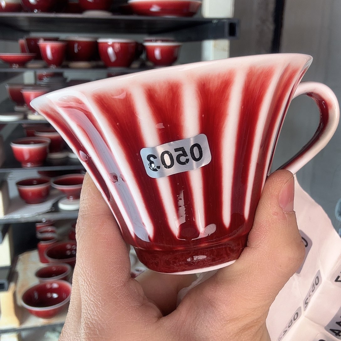 瓷片景德镇郎红陶瓷