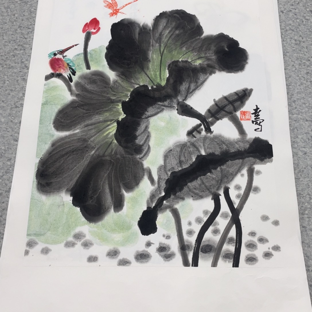 国画1.4平尺国画作品