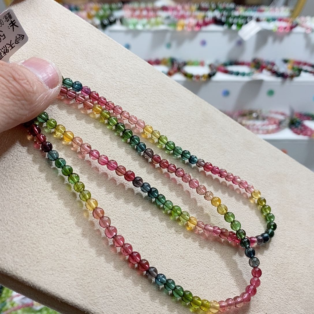 碧玺手链未镶嵌手链