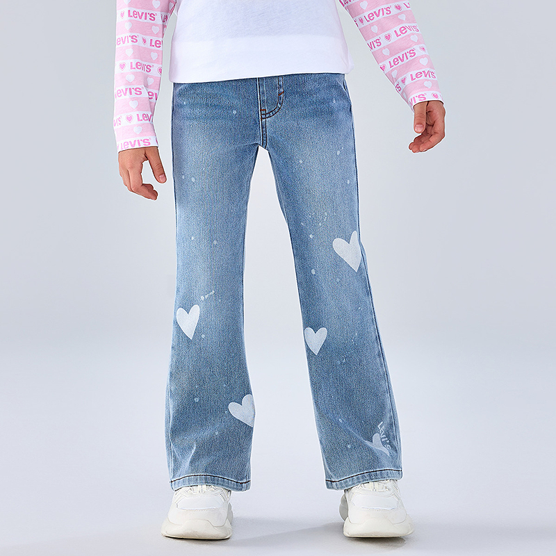 Levi's李维斯儿童童装长裤牛仔裤女生2025秋新款运动裤子女童P827