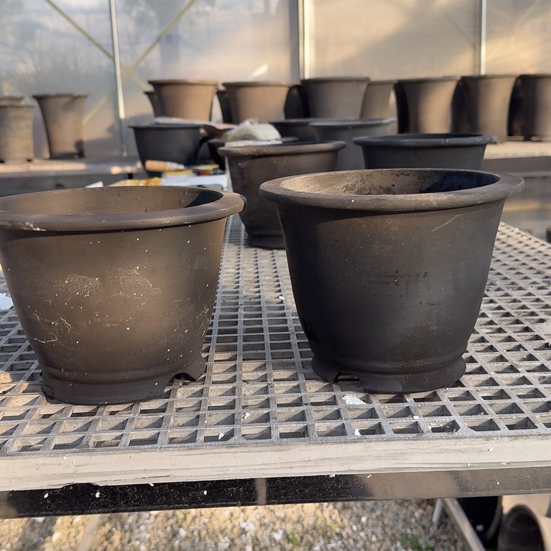 R***月金坛手工瓦盆六寸矮胖