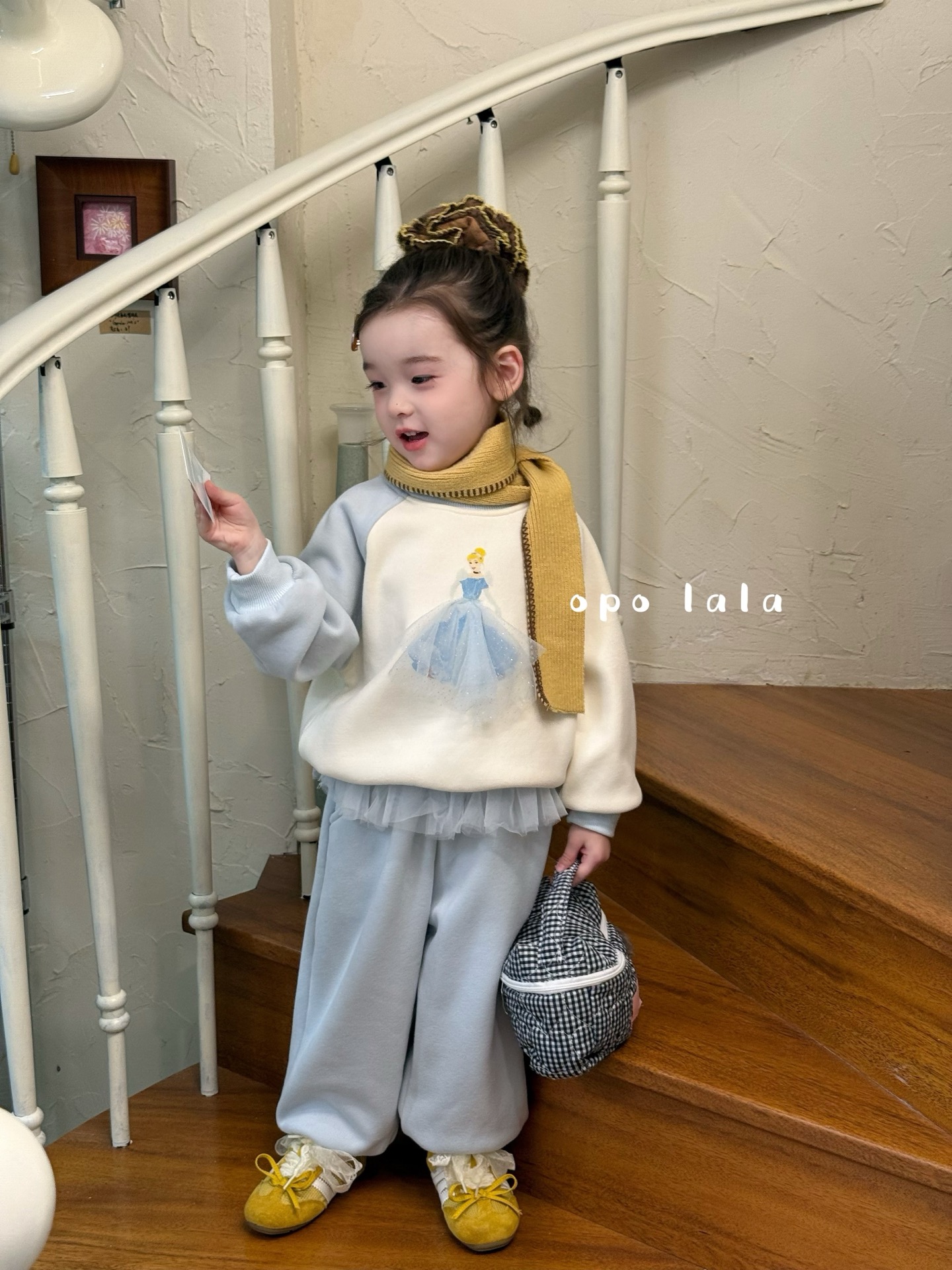 【Opolala 】女童秋冬2025卡通韩版套装毛衣女卡通风