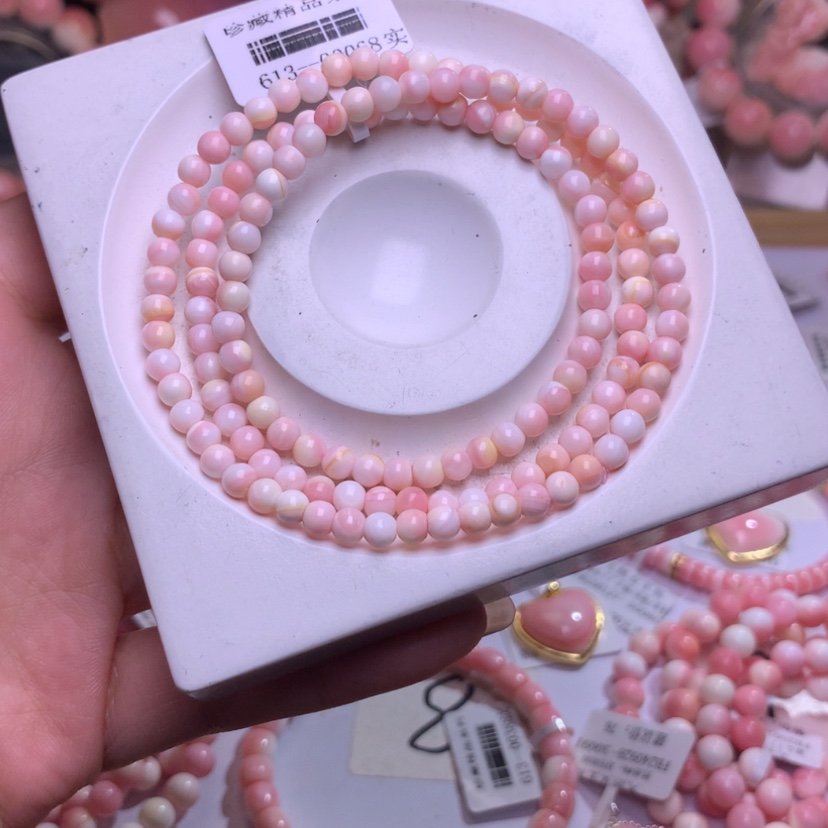 【闪购商品】查罗石颈饰合金福利多圈4咪加编号12