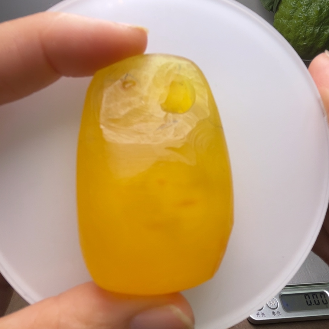 定制琥珀未镶嵌琥珀蜜蜡原石定制有瑕