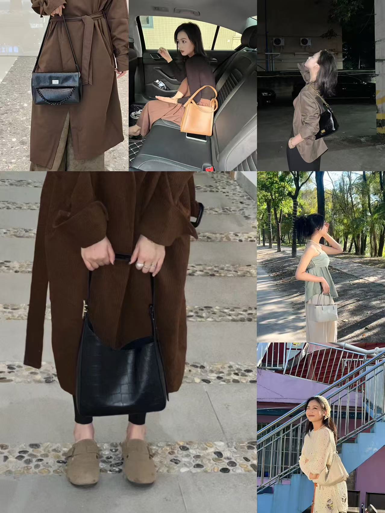 韩系小众设计单肩斜跨女包[3561-3570]腋下慵懒风