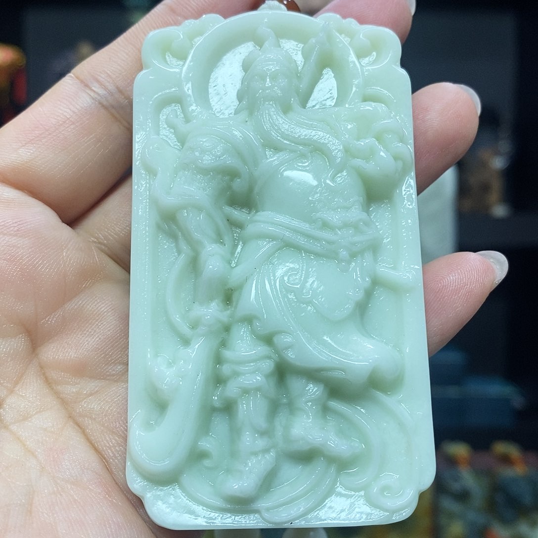 未镶嵌岫玉挂件吊坠项链