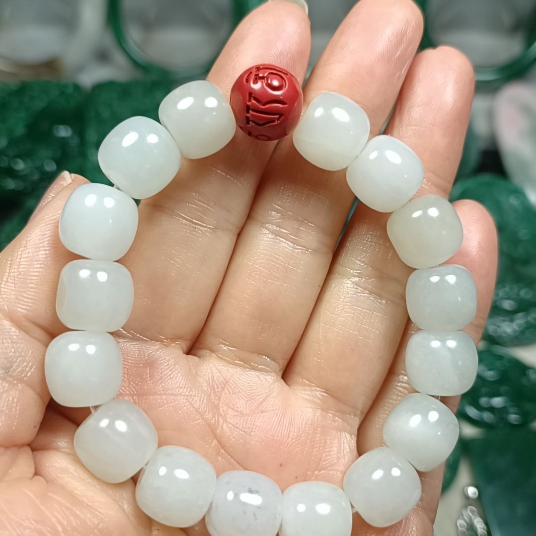 独山玉未镶嵌手串