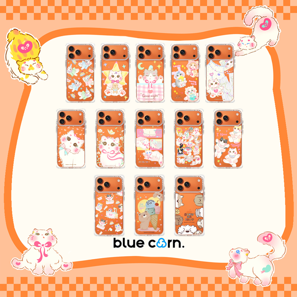 蓝色苞米 星宇橙联名款牛奶布丁奶方适用iPhone17/16ProMax手机壳