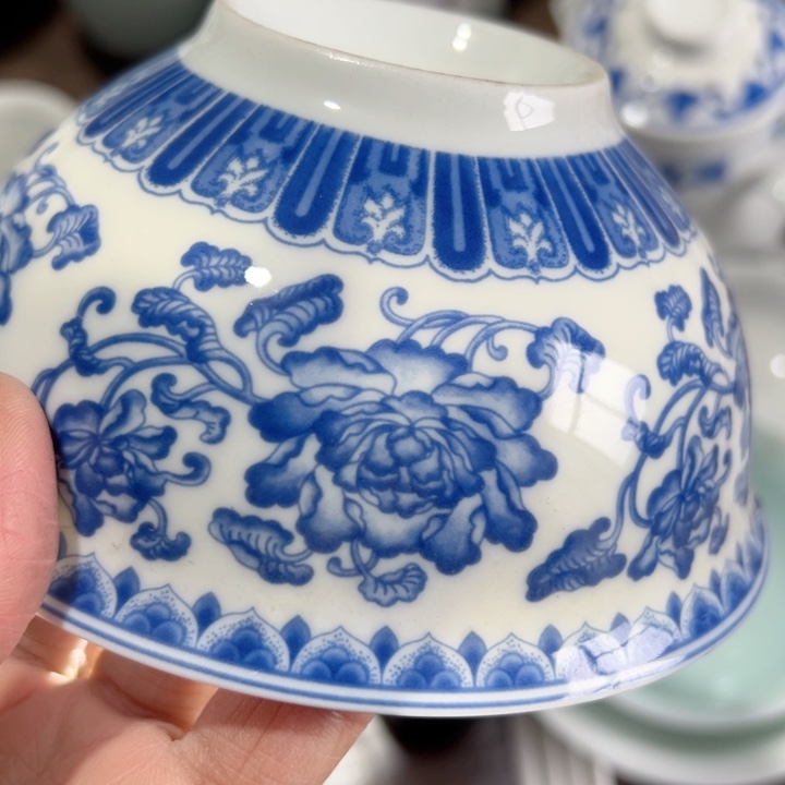 杯五寸红叶陶瓷一个