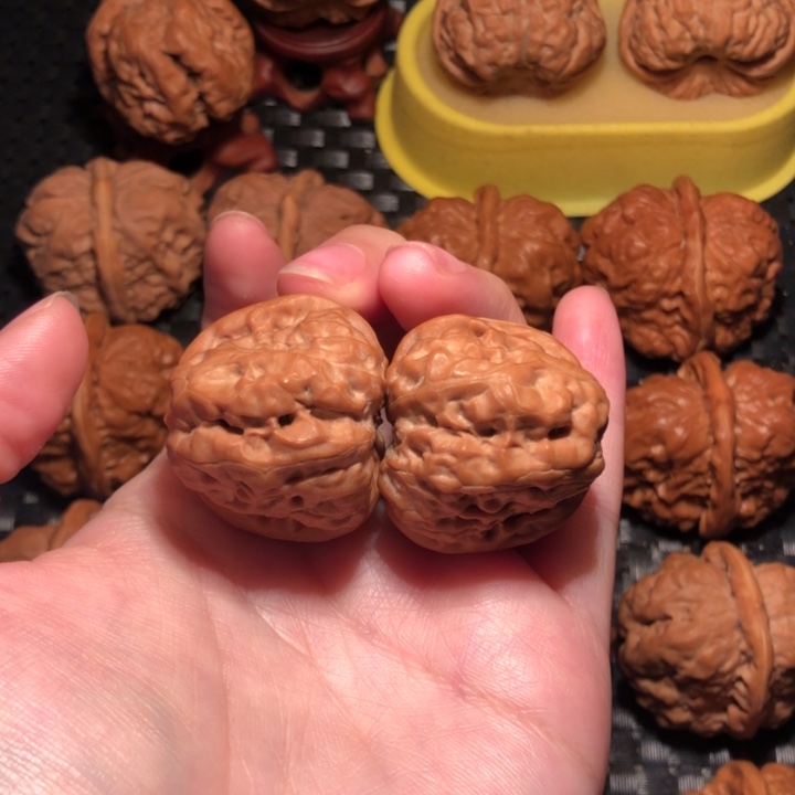 把件文玩核桃33四开蛙王