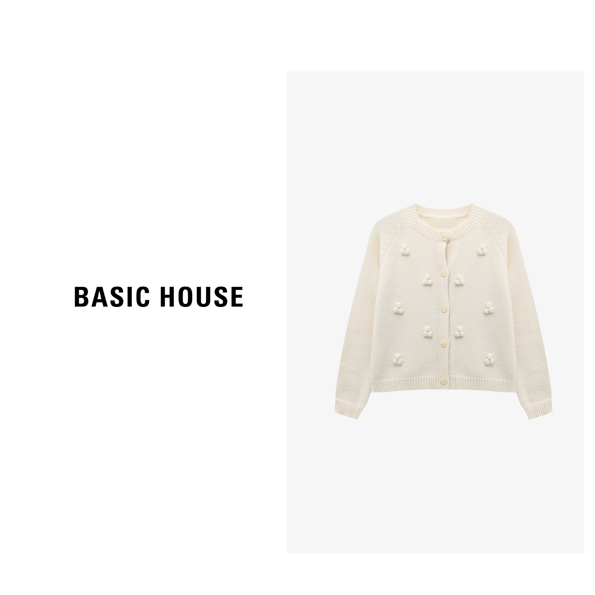 Basic House/百家好甜美可爱风格女装舒适百搭女毛衣-B0625B5LPE2